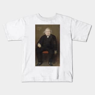 Portrait of Ernest Renan, Philosopher by Jean Beraud Kids T-Shirt